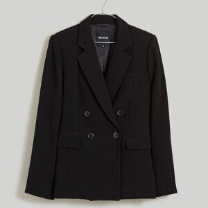 Madewell Rosedale Blazer in Black 14W